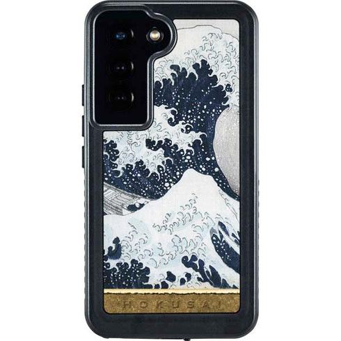 The Great Wave off Kanagawa by Hokusai Galaxy S24 Waterproof Case
